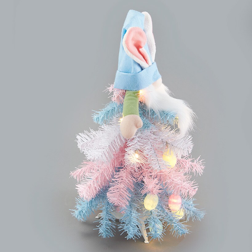 Lighted Easter Gnome Tree