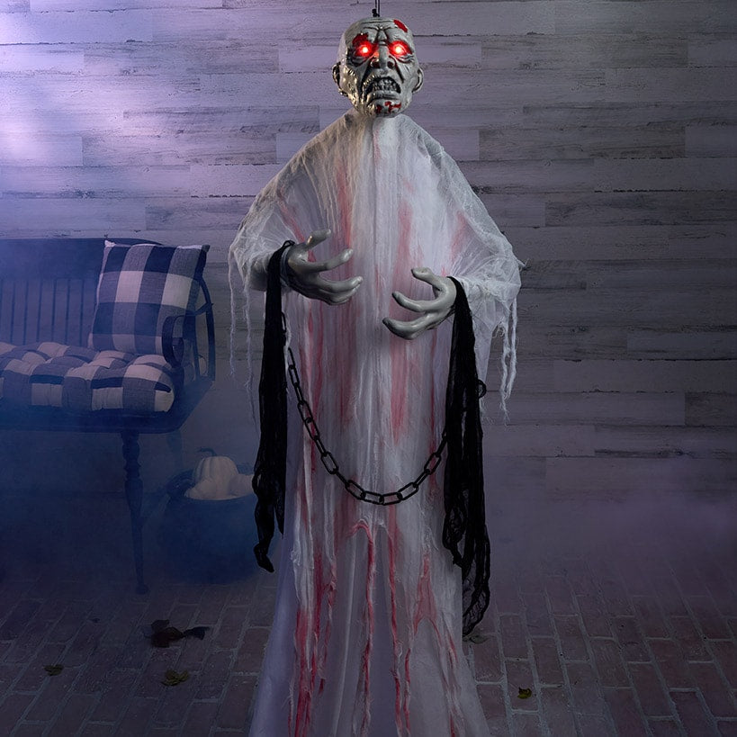 Lighted Hanging Zombie