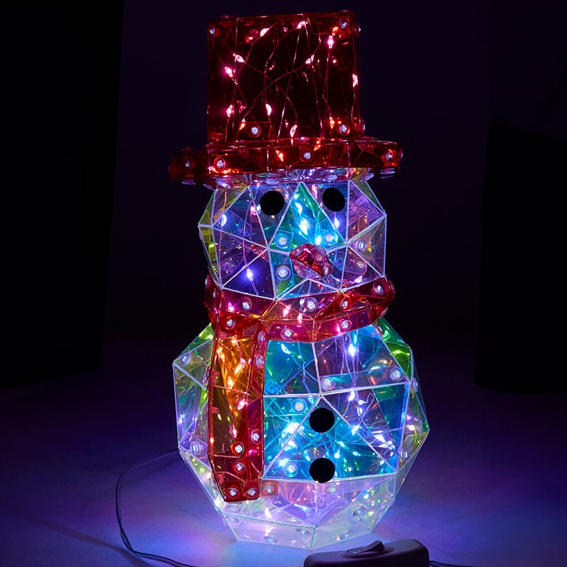 Lighted Prismatic Christmas Decor
