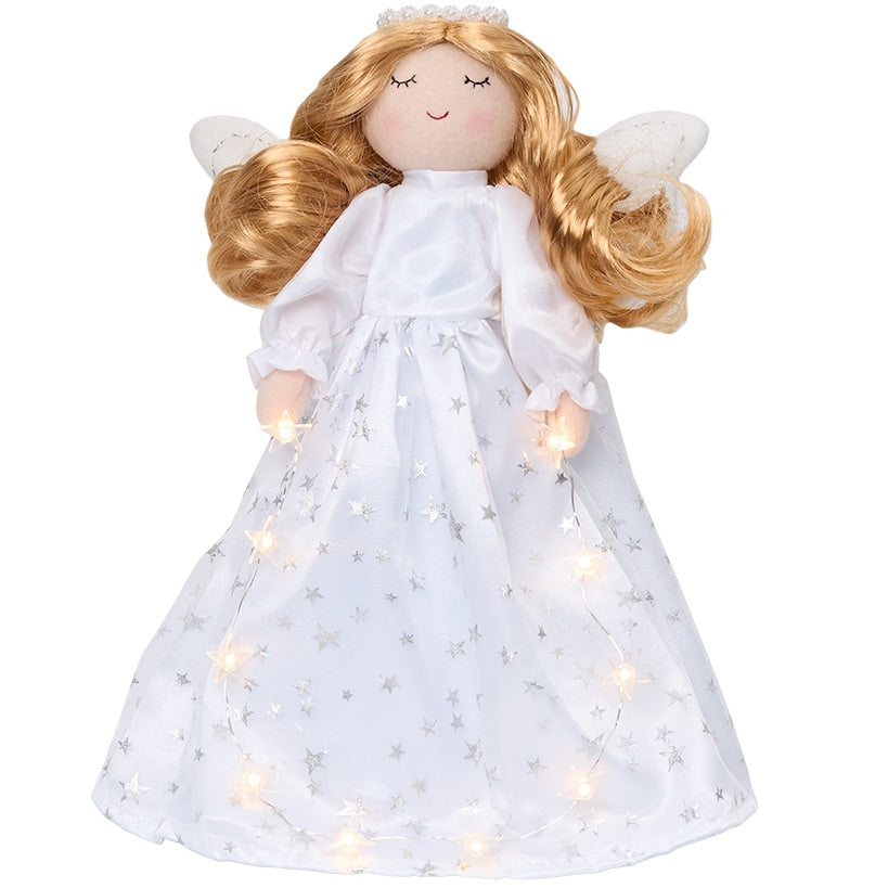 Lighted Christmas Tree Topper Angel or Cardinal
