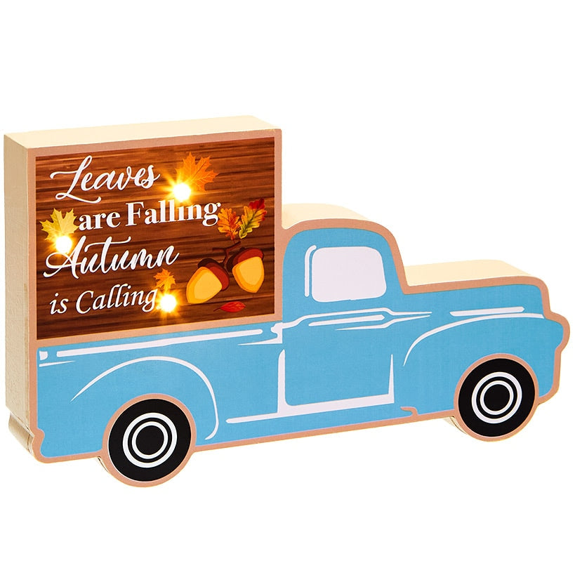 Lighted Truck with Message