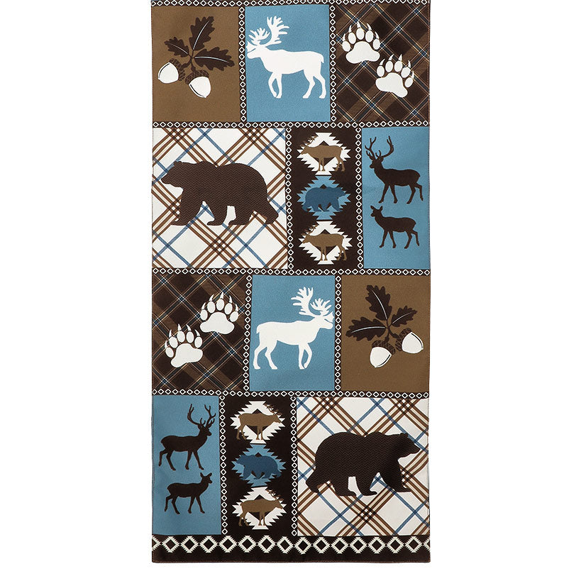 Table Runner and Set of 4 Placemats, Moose Lodge