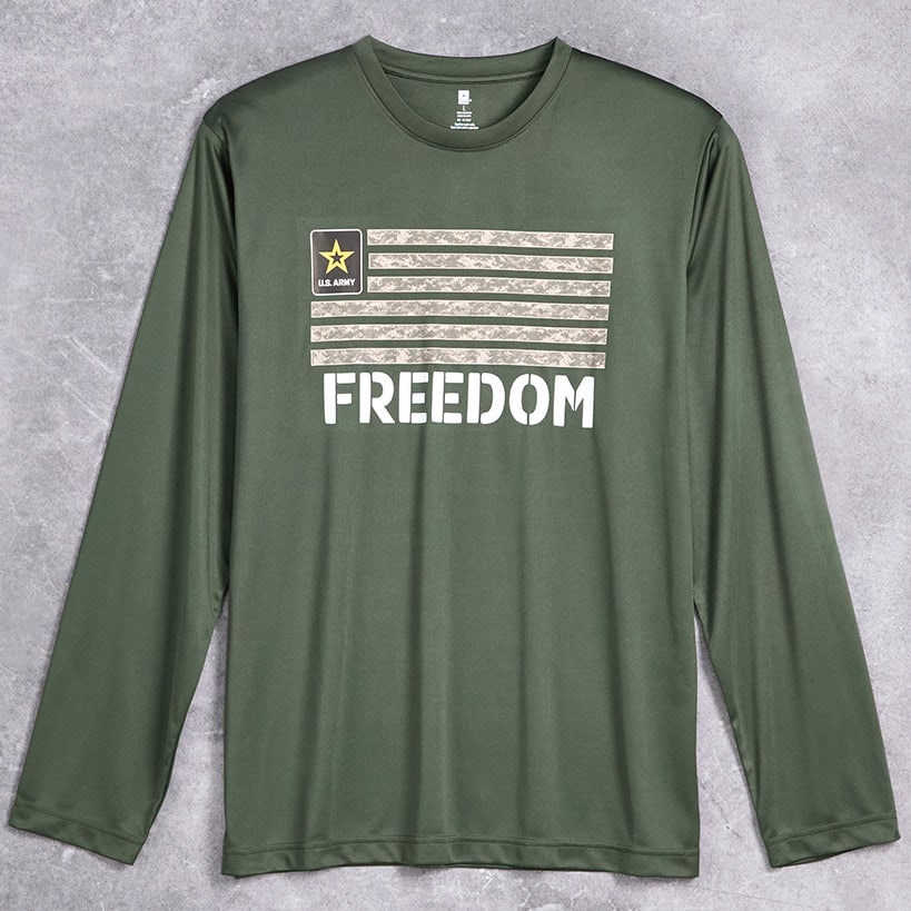 Army Performance Long Sleeve T Shirt