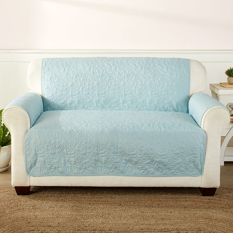 Blue Paisley Furniture Covers