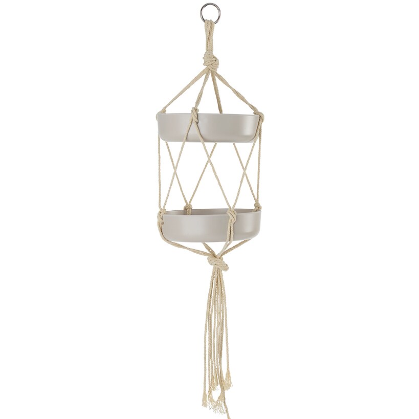 Macrame Bird Feeder and Waterer