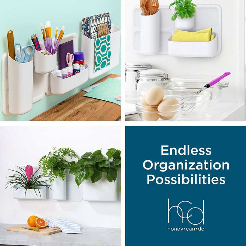 Magnetic Wall Storage System 3 Pc.