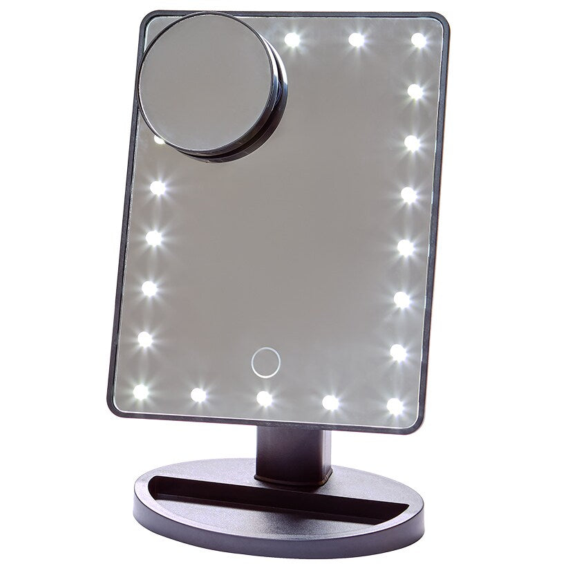 Vanity Mirror Make Up Mirror with Light Portable Touch Screen