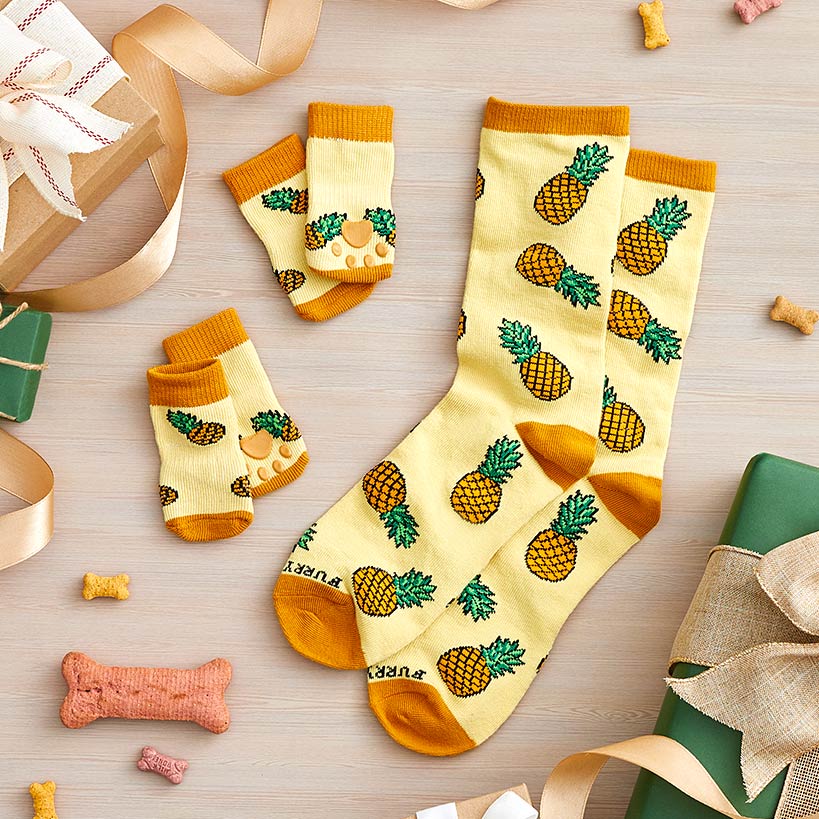 Pet and Owner Socks#select-design_pineapple