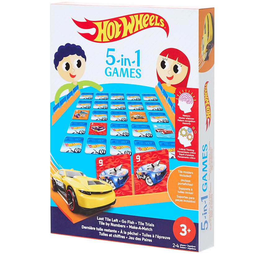Mattel® Barbie Or Hot Wheels 5-in-1 Family Game
