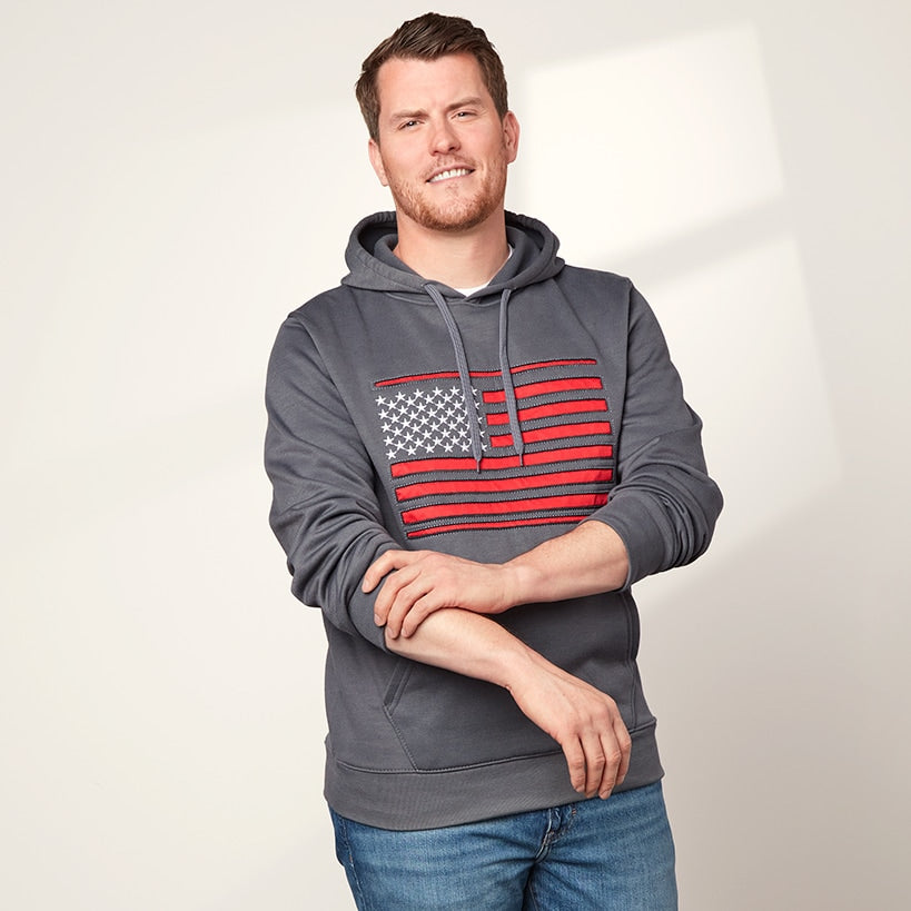 American Flag Men's Hoodie