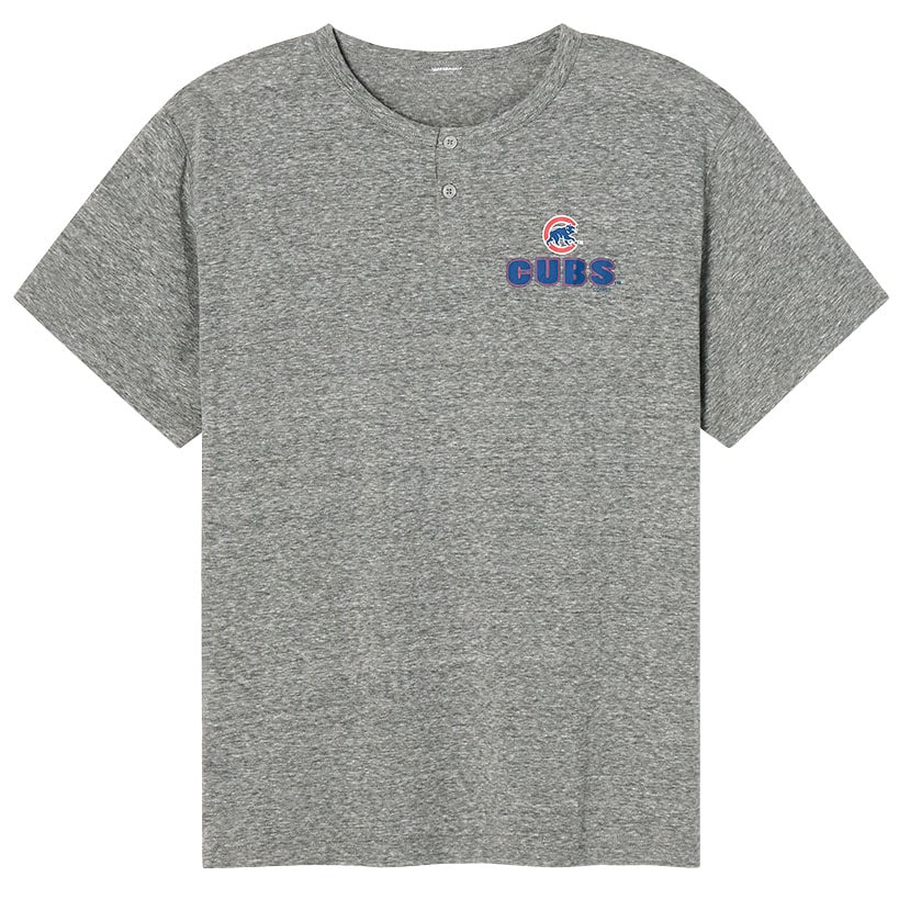 Men's Short Sleeve MLB Henley Shirt