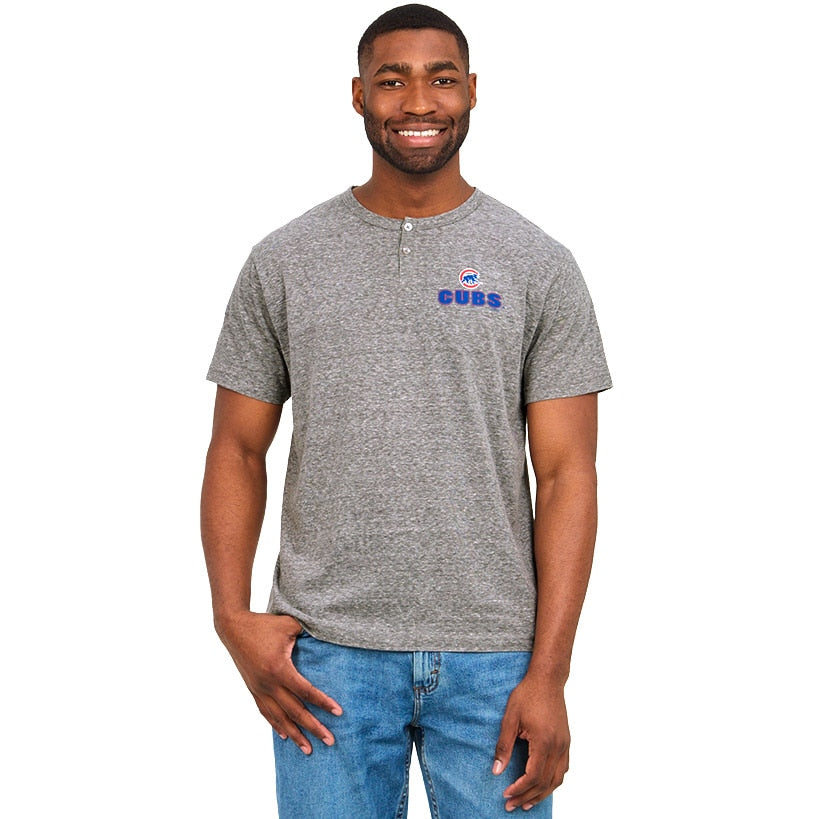 Men's Short Sleeve MLB Henley Shirt