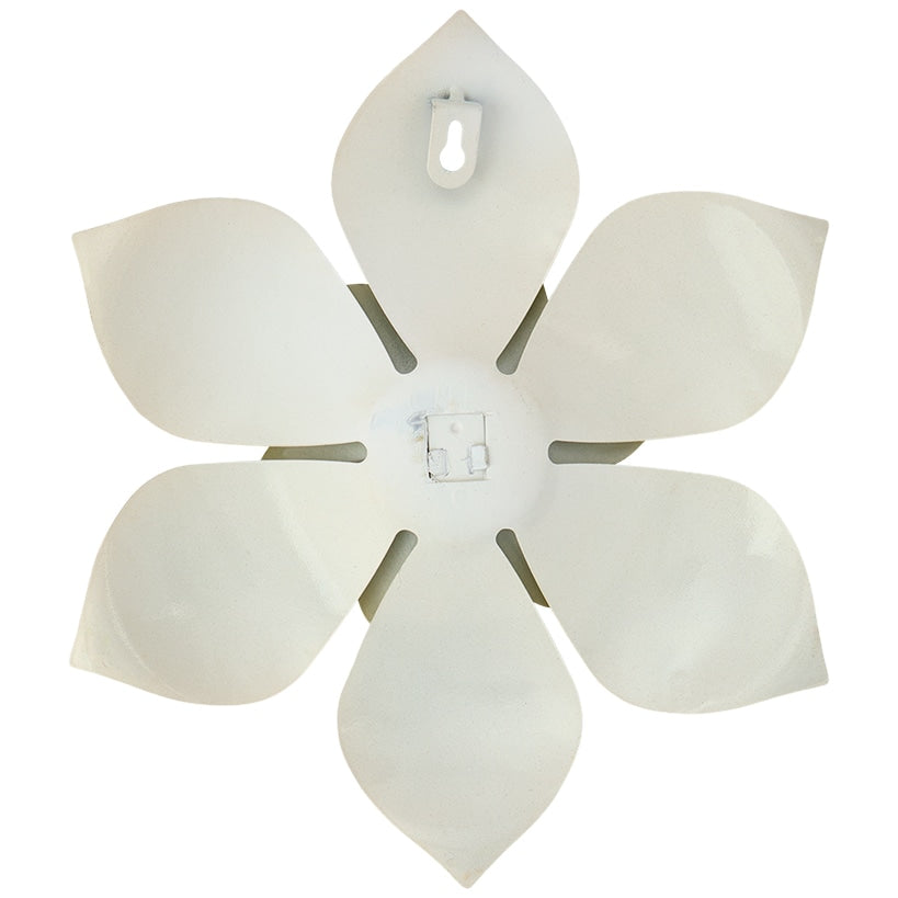 Wall Decor Flower Metal Art In Blue Orange Pink Yellow Or Purple