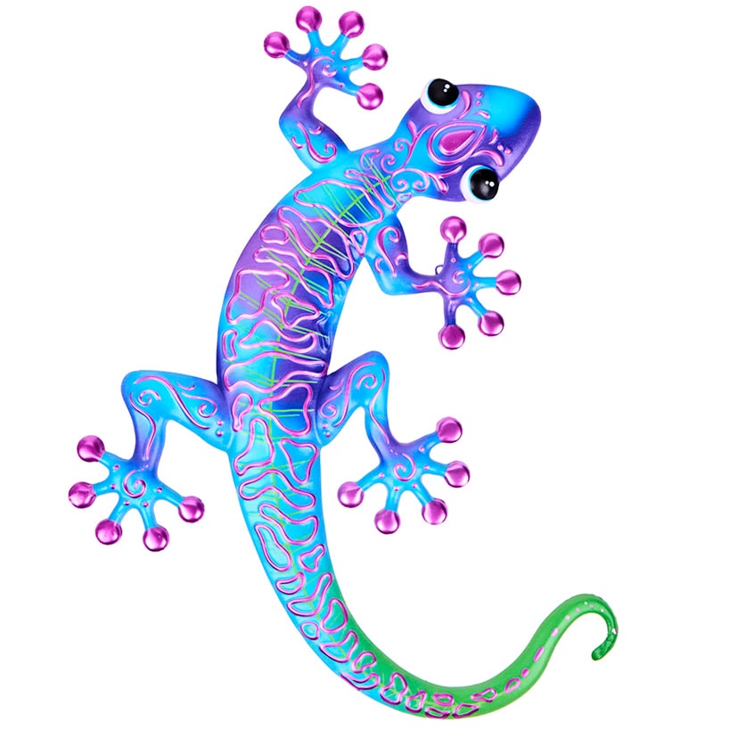 Metal Gecko Wall Decor