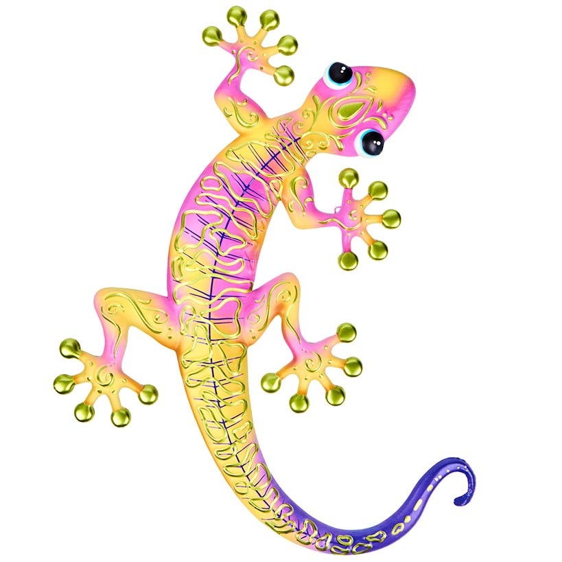 Metal Gecko Wall Decor