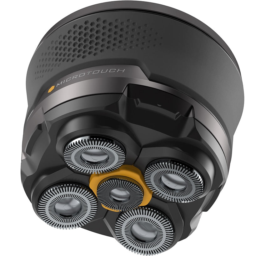 Microtouch Titanium Head Shaver With 5 Flexible Heads Cordless