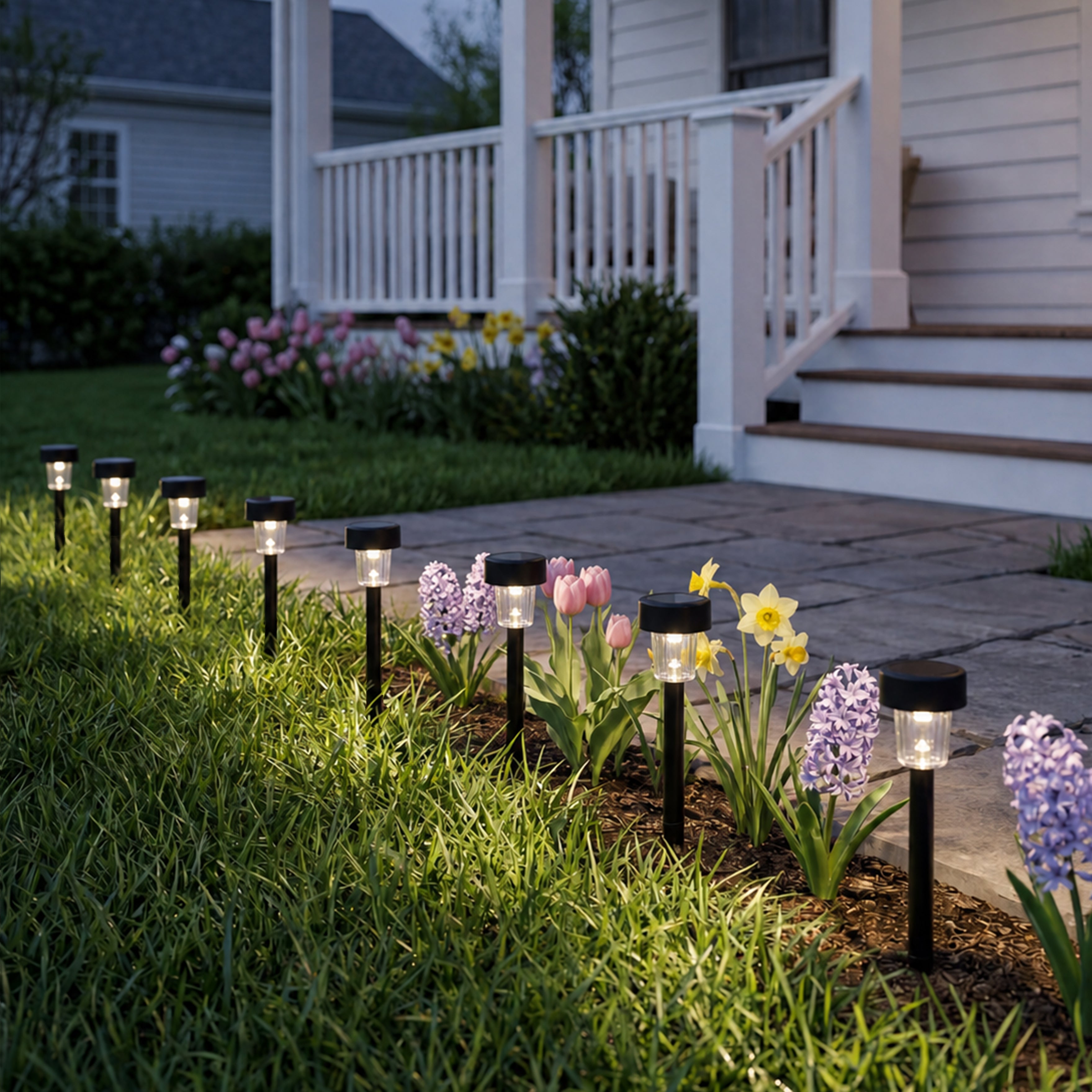 solar grow lights for outdoor plants Mini Solar Garden Lights