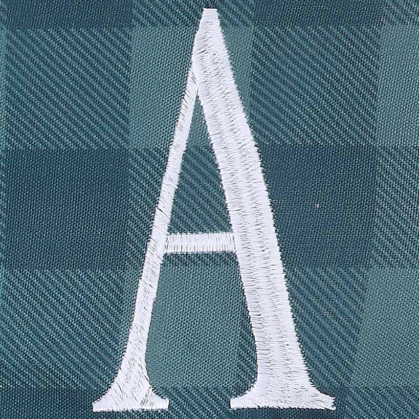 Monogram Buffalo Plaid Laundry Bag