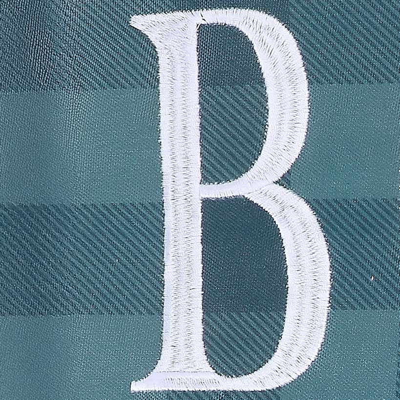 Monogram Buffalo Plaid Laundry Bag