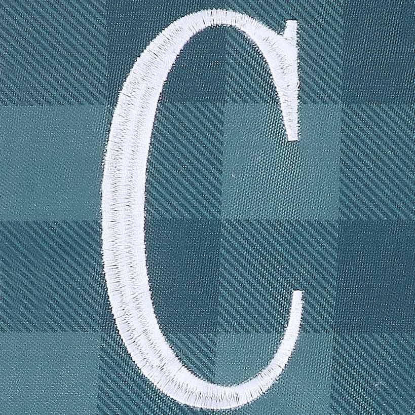 Monogram Buffalo Plaid Laundry Bag