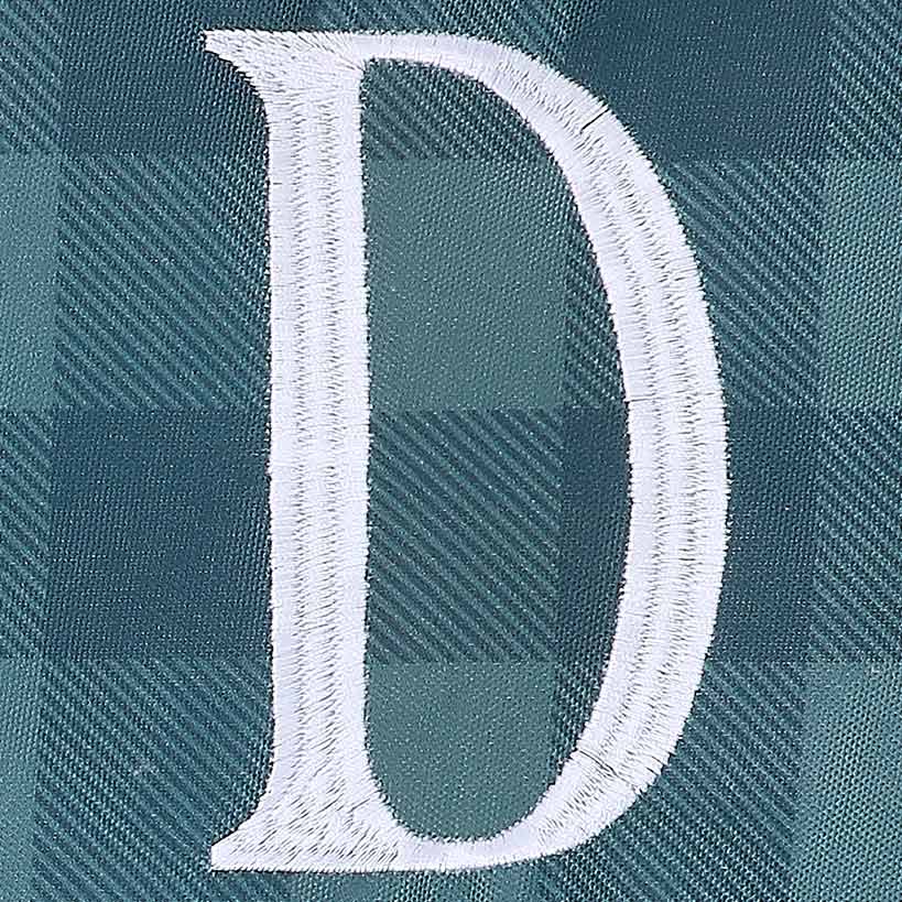Monogram Buffalo Plaid Laundry Bag