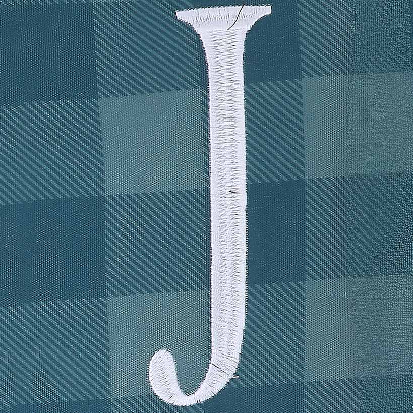 Monogram Buffalo Plaid Laundry Bag