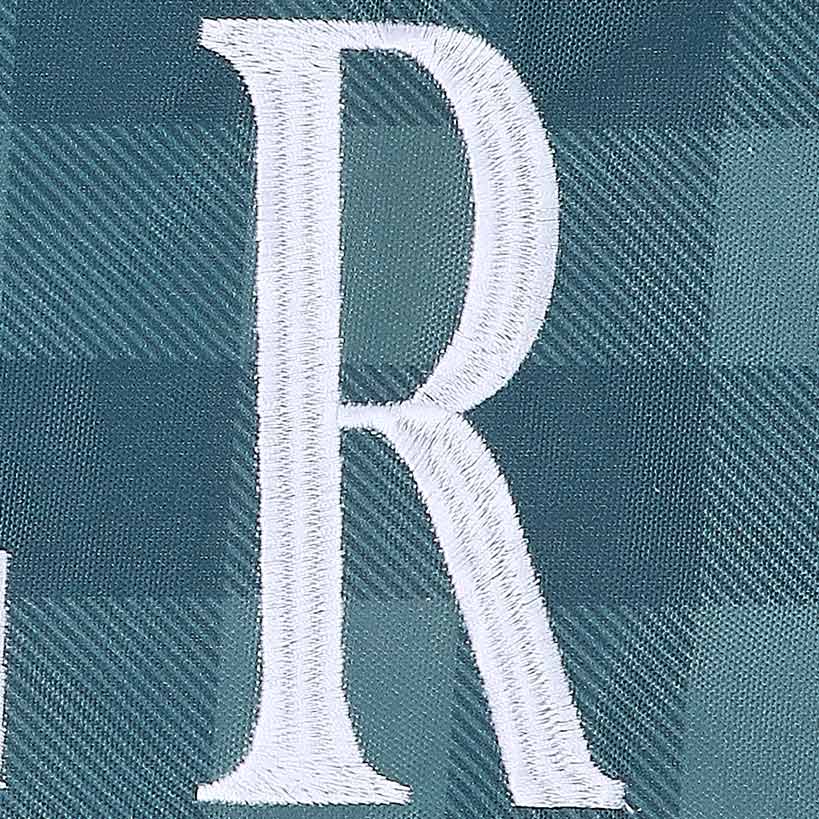 Monogram Buffalo Plaid Laundry Bag