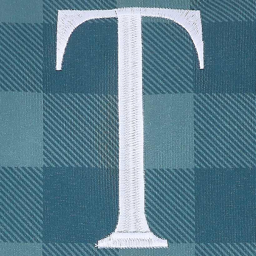 Monogram Buffalo Plaid Laundry Bag