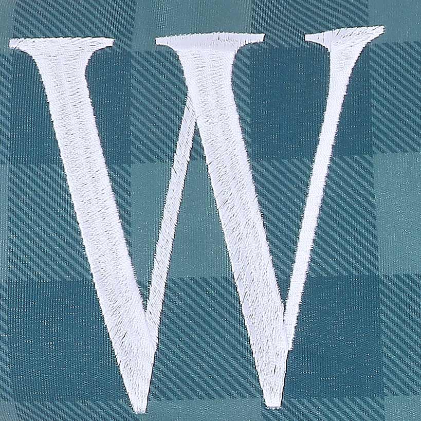 Monogram Buffalo Plaid Laundry Bag