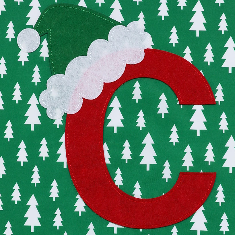 Monogram Christmas Gift Sack