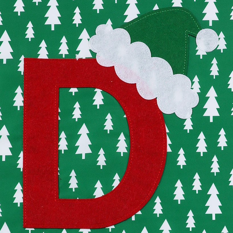 Monogram Christmas Gift Sack