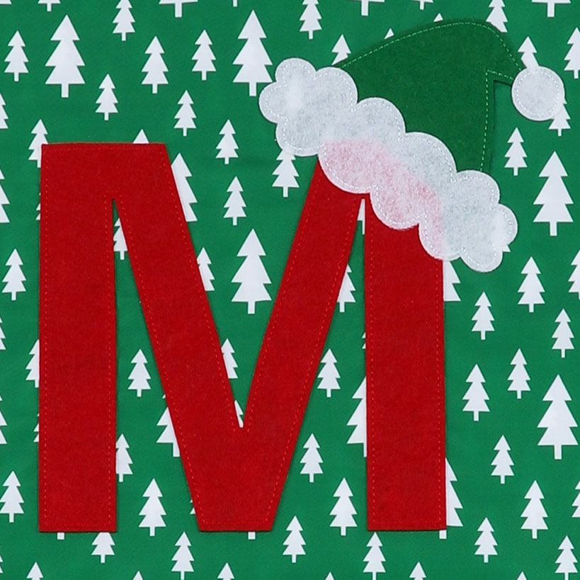 Monogram Christmas Gift Sack