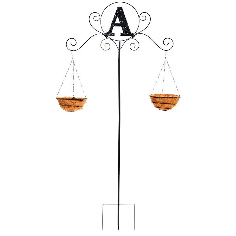 Monogram Double Planter Stakes