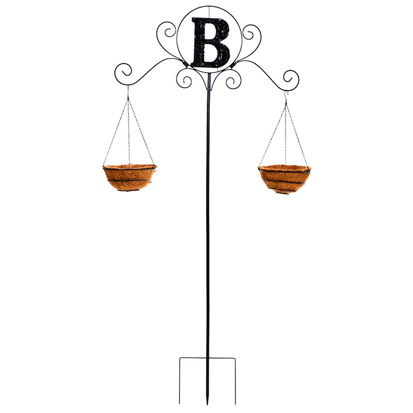 Monogram Double Planter Stakes