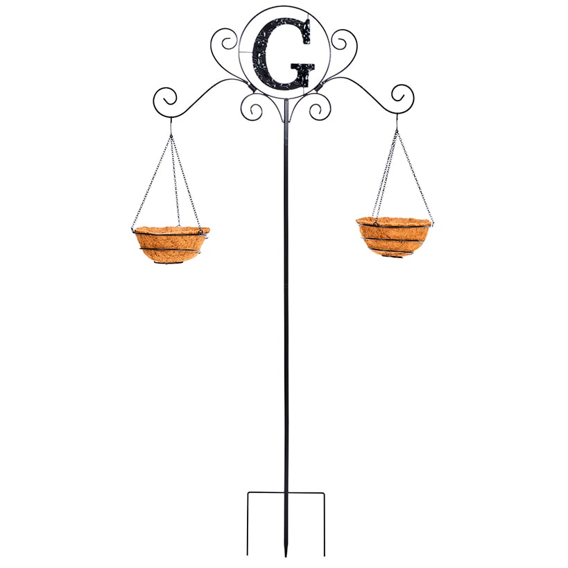 Monogram Double Planter Stakes