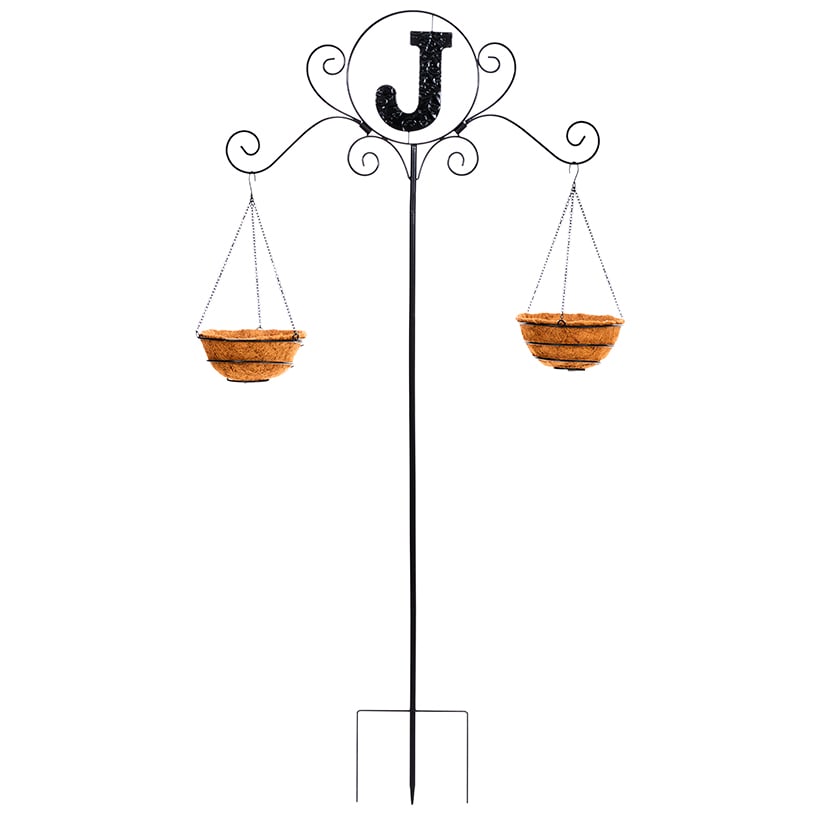 Monogram Double Planter Stakes