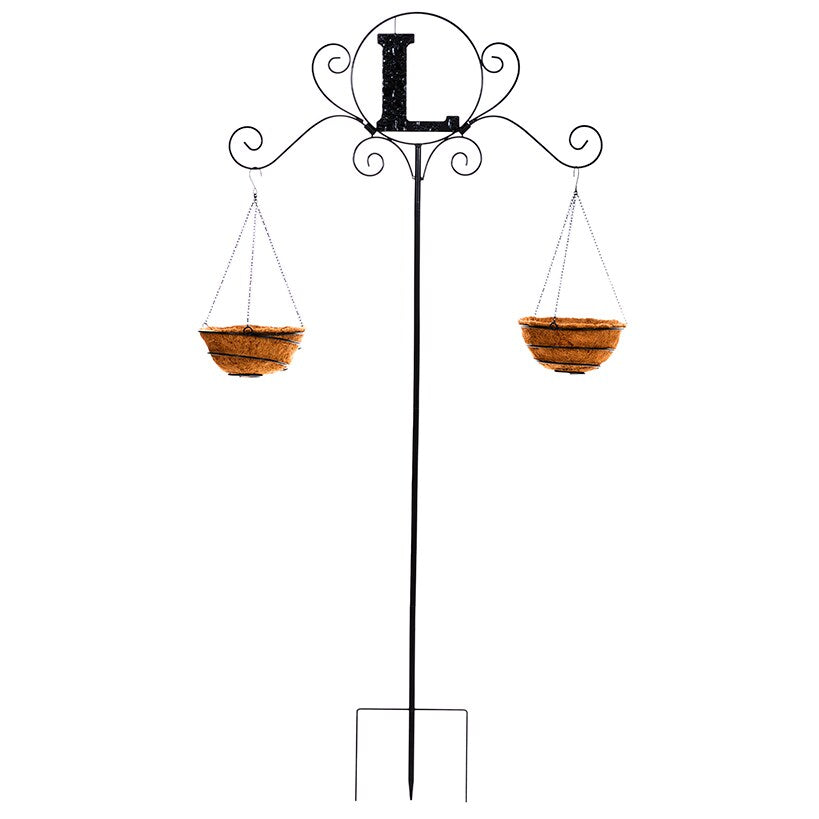 Monogram Double Planter Stakes