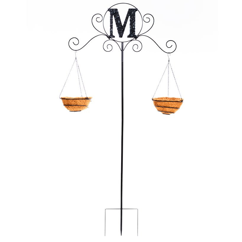 Monogram Double Planter Stakes