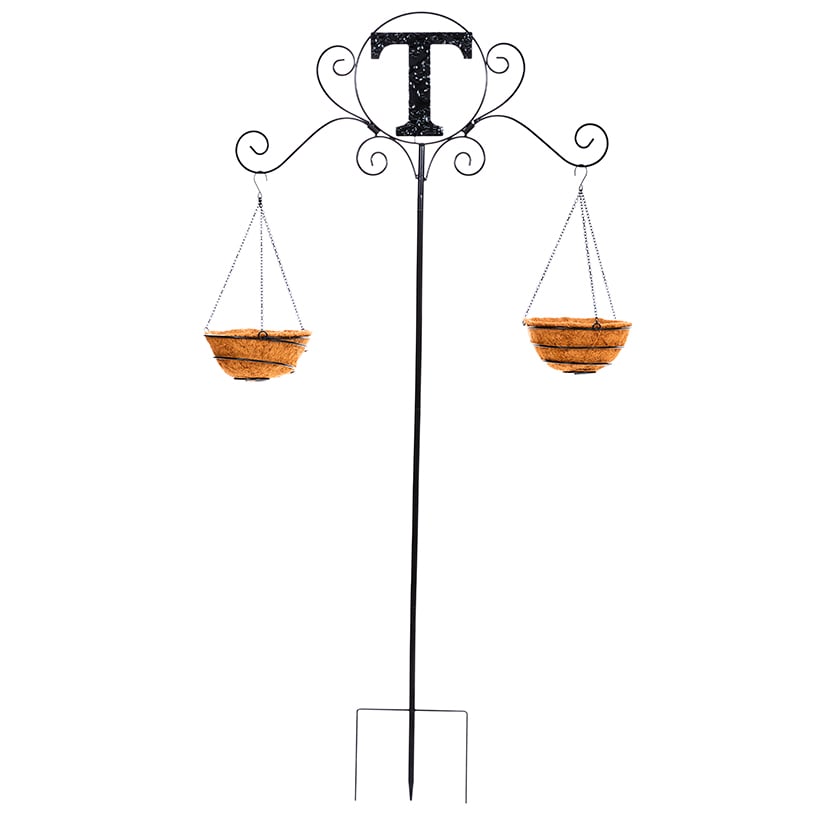 Monogram Double Planter Stakes