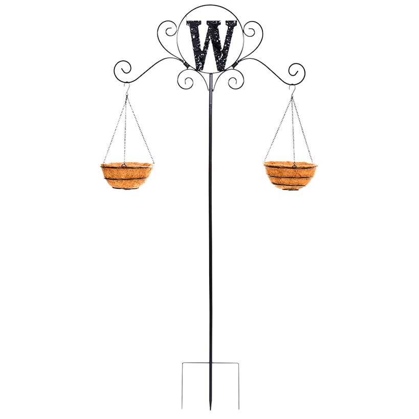 Monogram Double Planter Stakes