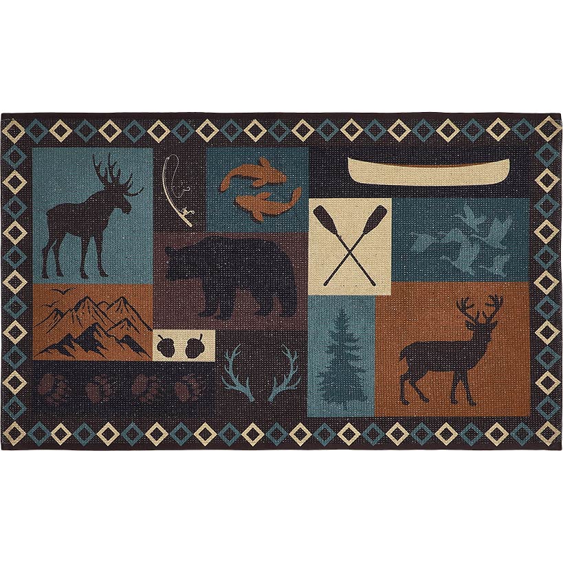 Moose Lodge Washable Rug