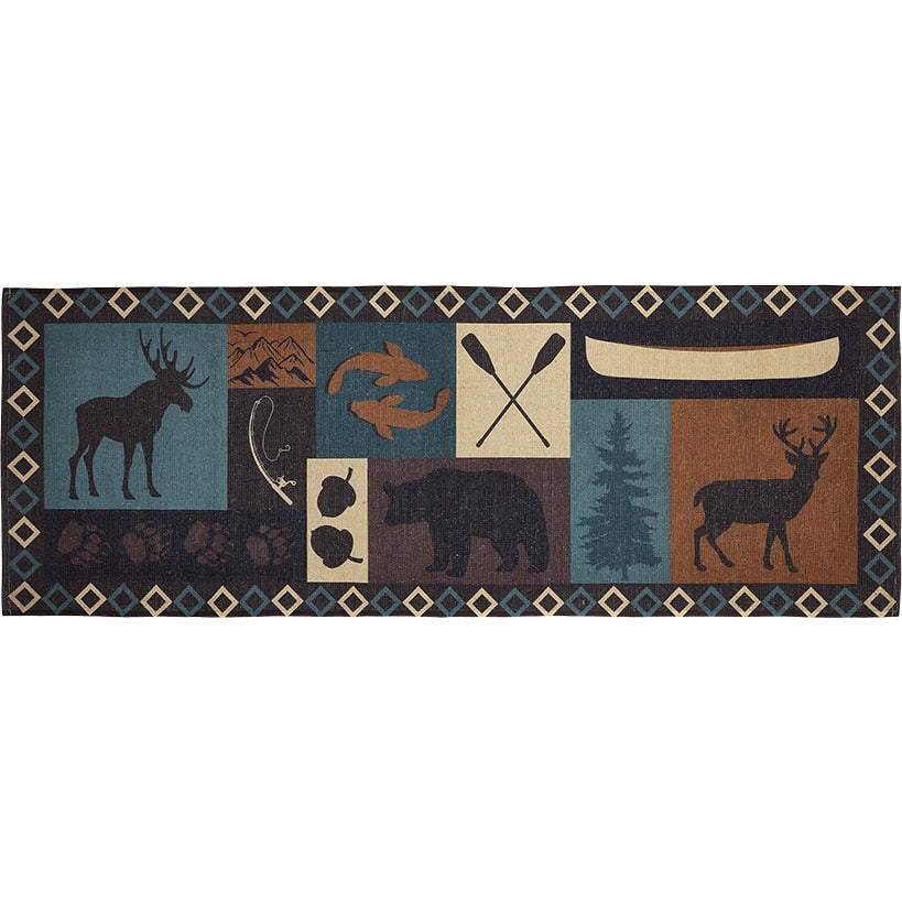 Moose Lodge Washable Rug