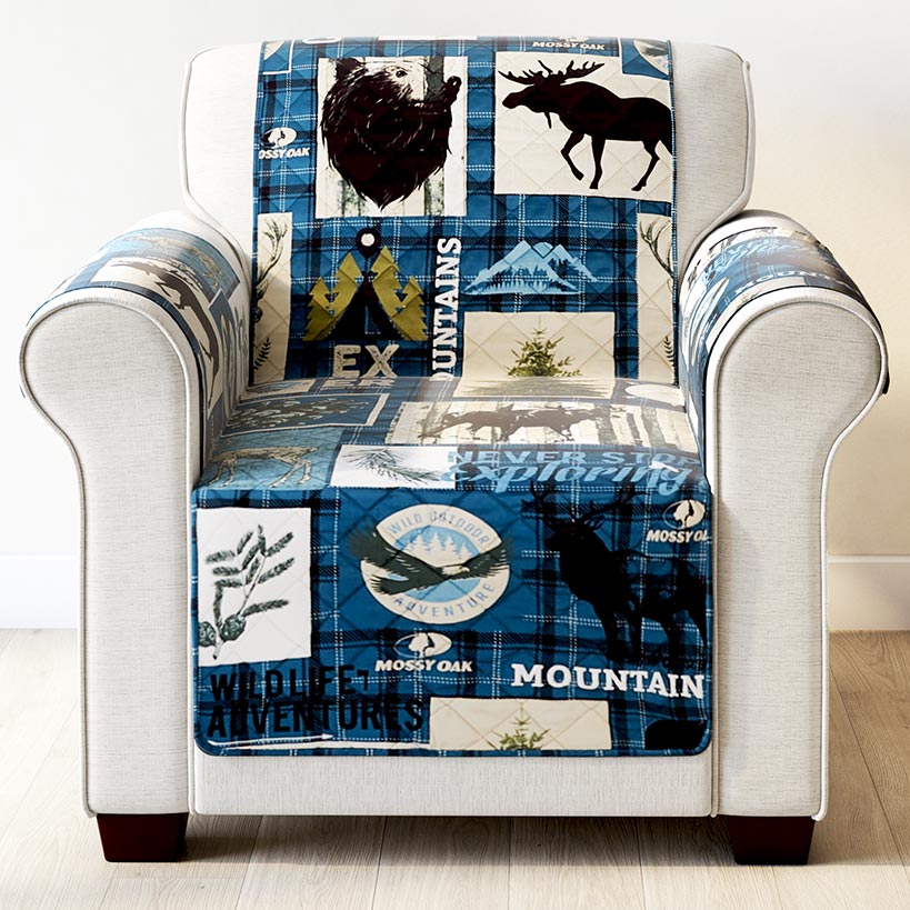 Mossy Oak Never Stop Exploring Furniture Cover Chair, Loveseat, or Sofa