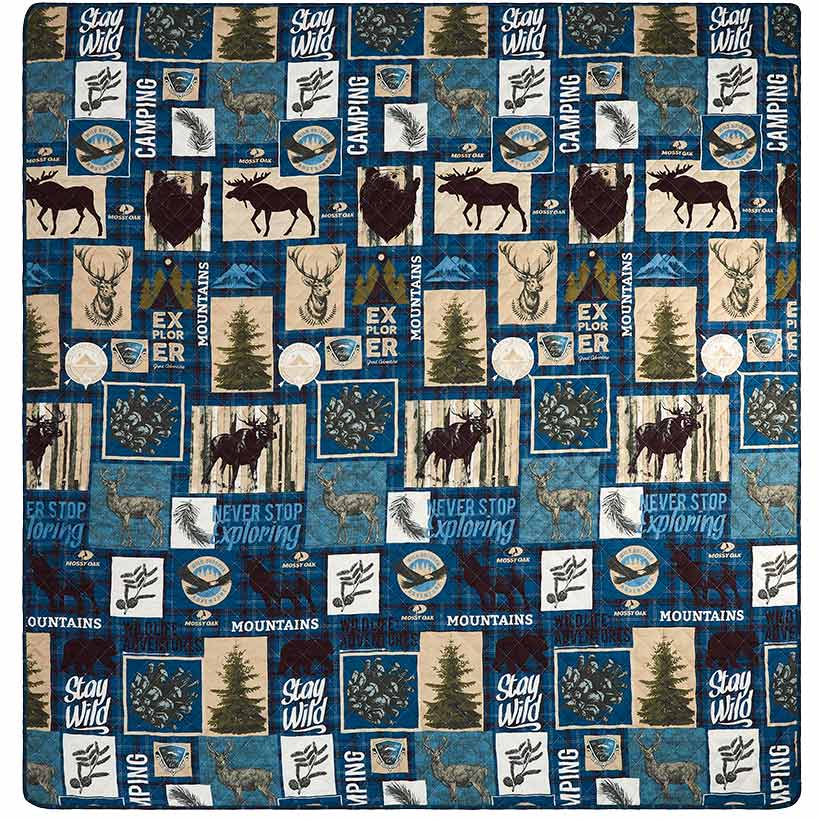 Mossy Oak Never Stop Exploring Full/Queen or King Quilt