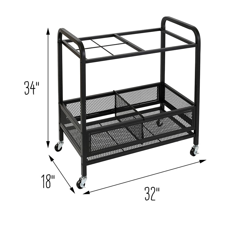 Steel Garage Multi-Purpose Rolling Storage Cart