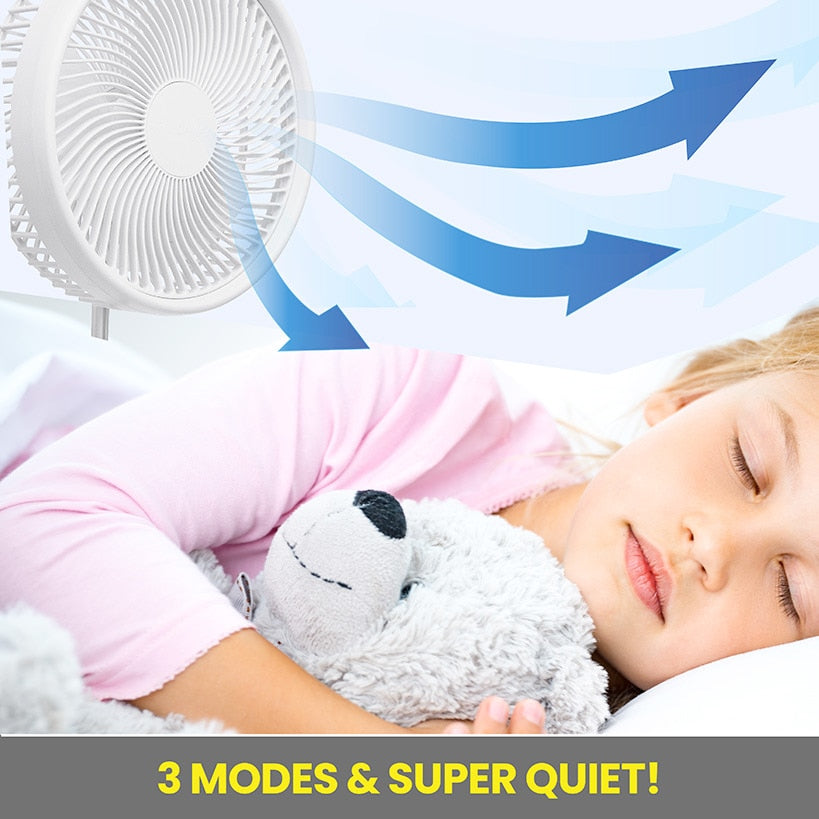 My Foldaway™ Rechargeable Fan - Compact and Portable Cooling Solution