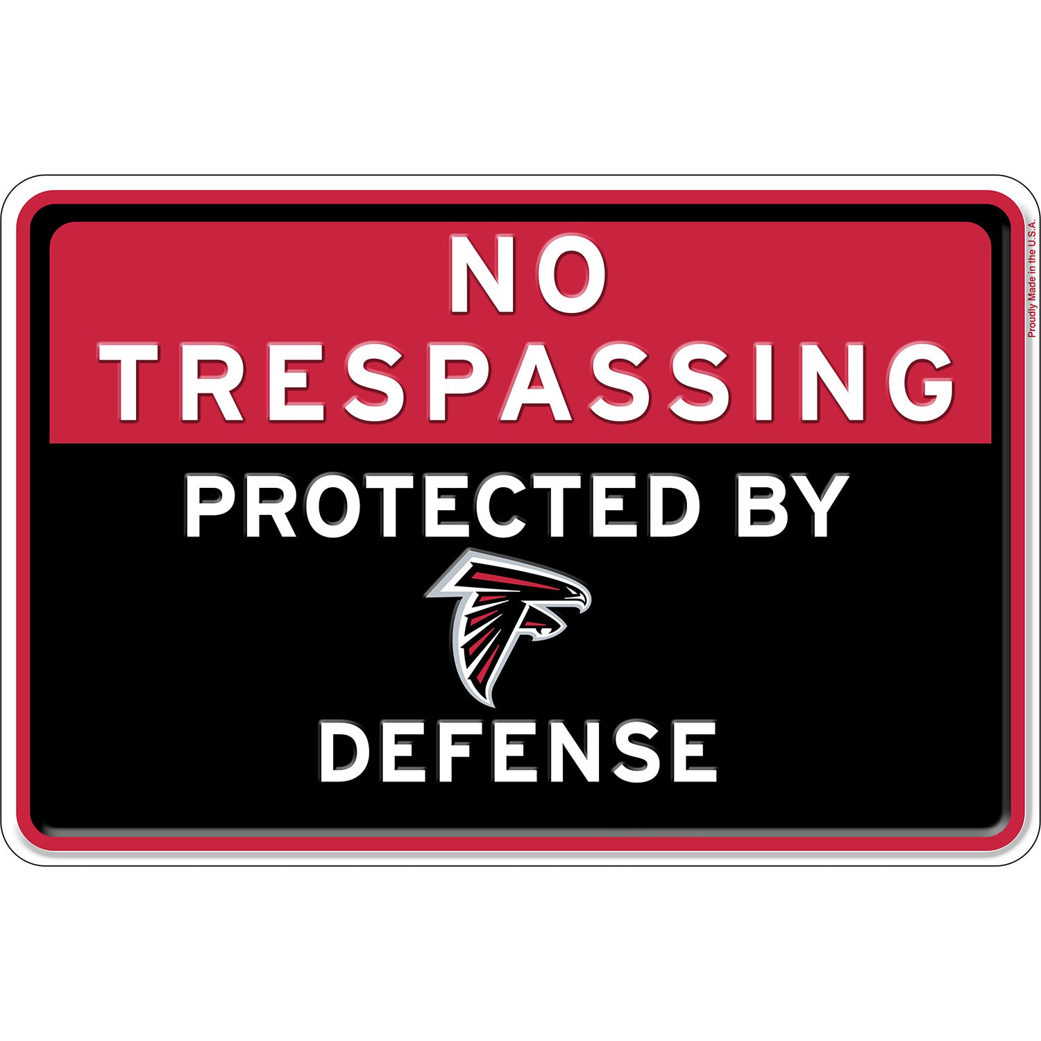NFL No Trespassing Metal Sign
