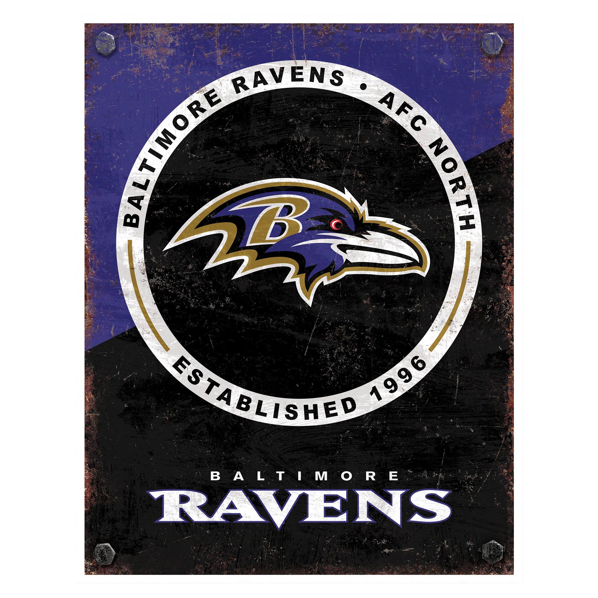 NFL Established Year Metal Sign