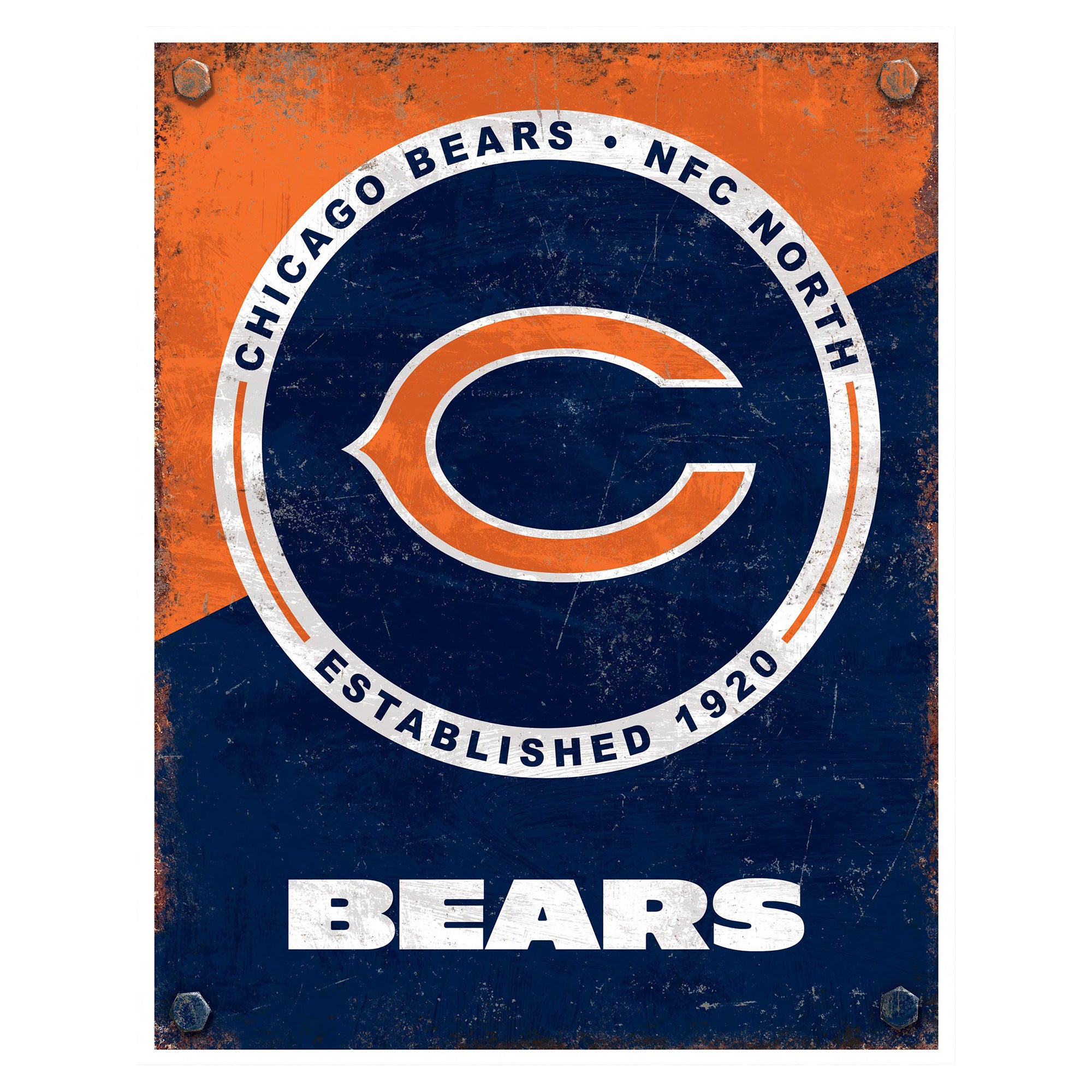 NFL Established Year Metal Sign