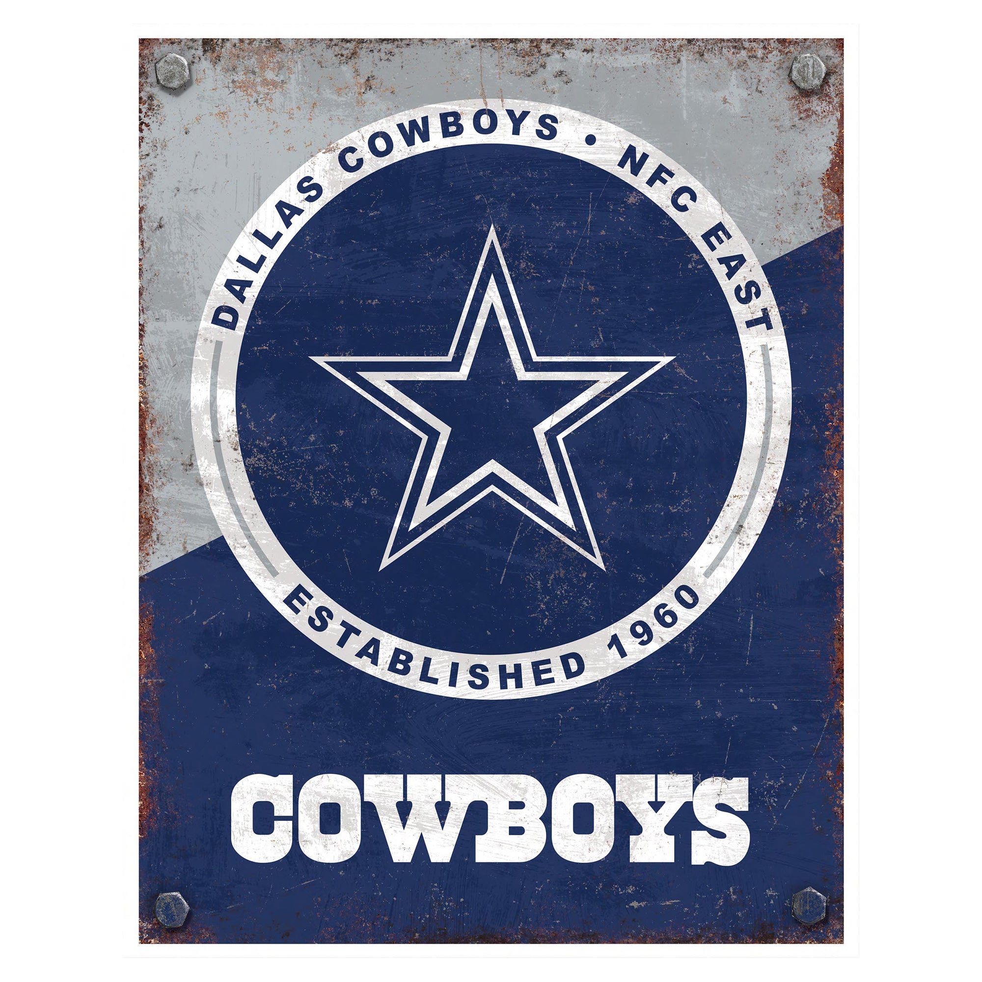 NFL Established Year Metal Sign